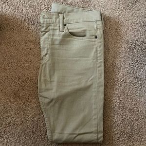 Mens Levi’s 510 Skinny Fit Khaki Jeans